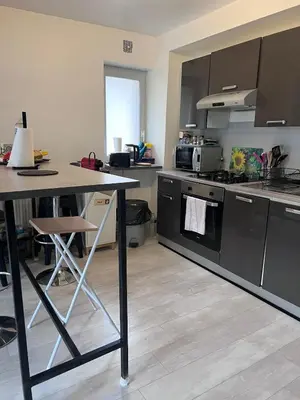 Cuisine ou kitchenette dans l'établissement Chez Nath House