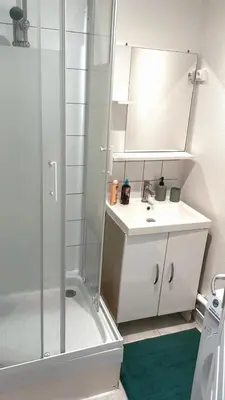 Salle de bains dans l'établissement La parenthèse