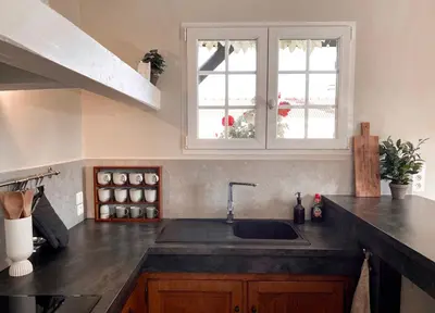 Cuisine ou kitchenette dans l'établissement Villa Belle Cuvée