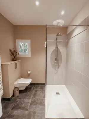 Salle de bains dans l'établissement Villa Belle Cuvée