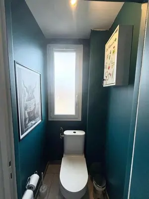 Salle de bains dans l'établissement Le Robespierre - Parking privé - 5min gare