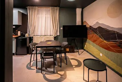 Cuisine ou kitchenette dans l'établissement Horizon des Sens - Spa&Sauna Epicentre St Quentin