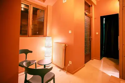 Coin salon dans l'établissement Horizon des Sens - Spa&Sauna Epicentre St Quentin
