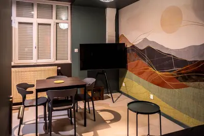 Télévision ou salle de divertissement dans l'établissement Horizon des Sens - Spa&Sauna Epicentre St Quentin