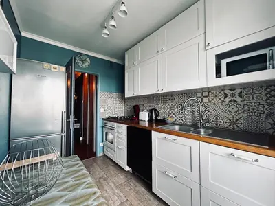 Cuisine ou kitchenette dans l'établissement Barbatre grand T3 avec parking proche centre-ville