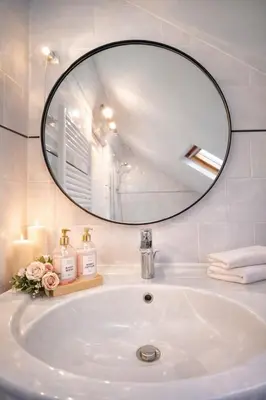 Salle de bains dans l'établissement T3 Cosy & Spacieux, Gare à 1min, Disneyland 15min