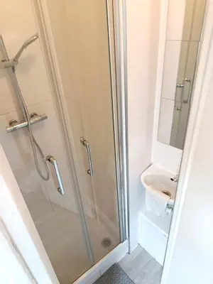 Salle de bains dans l'établissement Studio des Capucins 1