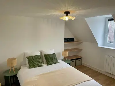 Un ou plusieurs lits dans un hébergement de l'établissement l'atelier des rêves - Center city Compiègne