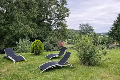 Jardin de l'établissement Picardy House Near Compiègne And Pierrefonds