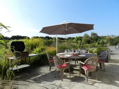 Jardin de l'établissement Gîte la Grenouillère - Proche PNR de l'Avesnois