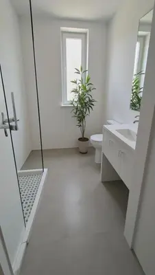 Salle de bains dans l'établissement Appartement idéal