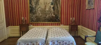 Un ou plusieurs lits dans un hébergement de l'établissement Manoir de la Gravière