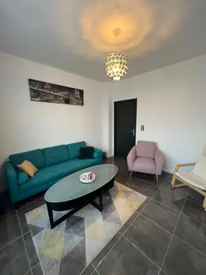 Coin salon dans l'établissement Champagne