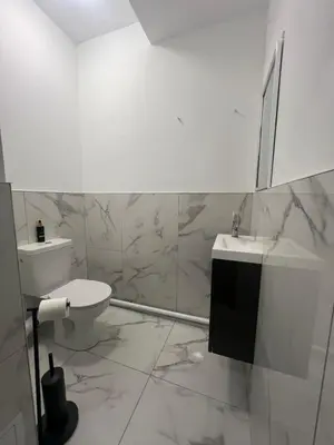 Salle de bains dans l'établissement Champagne