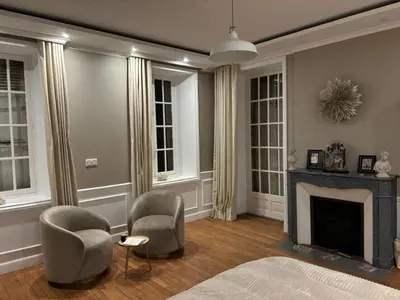 Coin salon dans l'établissement Chambre dans demeure de caractère