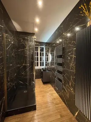 Coin salon dans l'établissement Chambre dans demeure de caractère