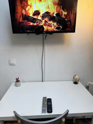 Télévision ou salle de divertissement dans l'établissement Les 4 Piliers
