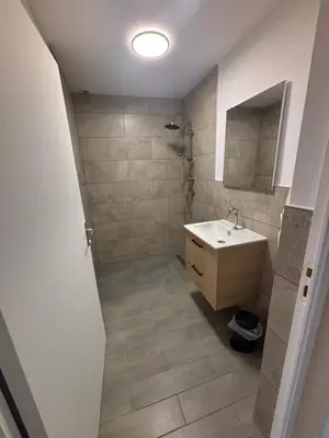 Salle de bains dans l'établissement Gîtes de la Renaissance