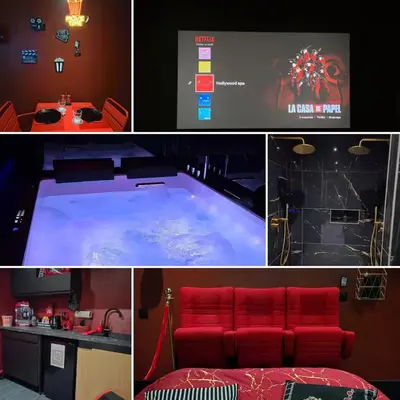 Plan de l'établissement Hollywood Spa Jacuzzi - Cinéma
