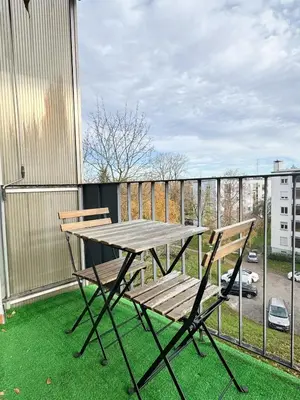 Balcon ou terrasse dans l'établissement Smart Appart, spacious and functional