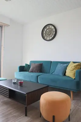 Coin salon dans l'établissement Smart Appart, spacious and functional
