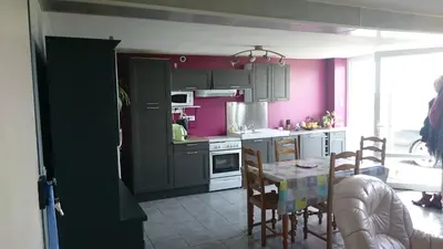 Cuisine ou kitchenette dans l'établissement Villa Jules Verne - Chambres d'hôtes et gîte