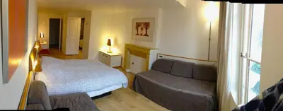 Un ou plusieurs lits dans un hébergement de l'établissement Chambres Boufflet
