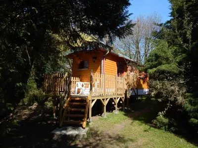 Jardin de l'établissement Roulotte La Verdine