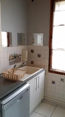 Cuisine ou kitchenette dans l'établissement Gite Du Grand Morin