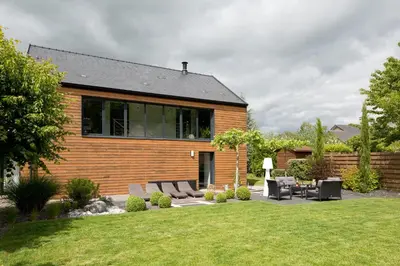 Jardin de l'établissement Aux Chambres d'à Coté