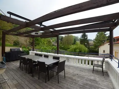 Balcon ou terrasse dans l'établissement VOIRIN Valérie