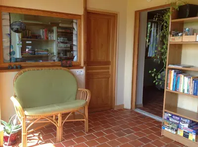 Bibliothèque dans le B&B/chambre d'hôtes