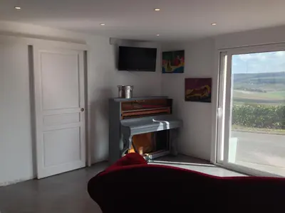 Télévision ou salle de divertissement dans l'établissement Flor'Ever en Champagne