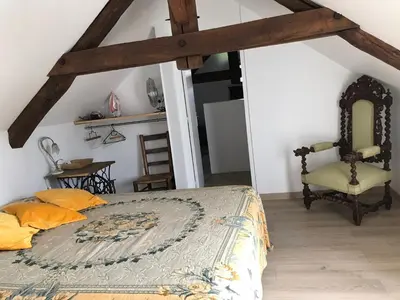Un ou plusieurs lits dans un hébergement de l'établissement Relais du Chat Prosper