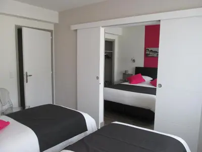 Un ou plusieurs lits dans un hébergement de l'établissement Auberge en Ardenne