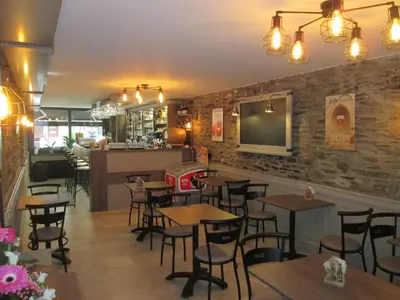 Télévision ou salle de divertissement dans l'établissement Auberge en Ardenne