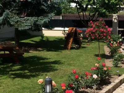Jardin de l'établissement Chez Camille