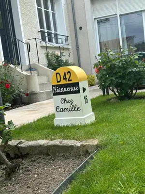 Jardin de l'établissement Chez Camille