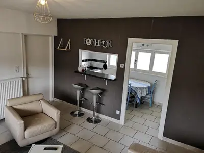 Cuisine ou kitchenette dans l'établissement Appartement Liartais - Accueil Chevaux - Horse Friendly
