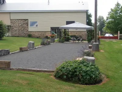 Jardin de l'établissement Gite Des Peupliers