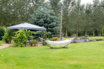 Jardin de l'établissement Gite Des Peupliers