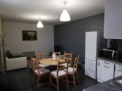 Cuisine ou kitchenette dans l'établissement Maison Duplex & Appartement sur cour