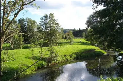 Paysage naturel près de la maison de vacances