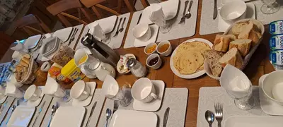 Nourriture dans le B&B/chambre d'hôtes ou à proximité
