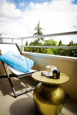 Balcon ou terrasse dans l'établissement The Sparkling Castle