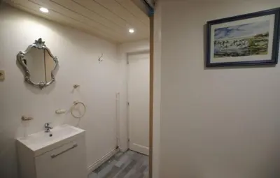 Salle de bains dans l'établissement Le pigeonnier