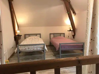 Un ou plusieurs lits dans un hébergement de l'établissement Le gîte du Canal des Ardennes