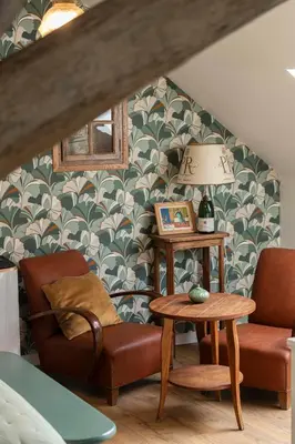 Coin salon dans l'établissement LES OLIVANIES