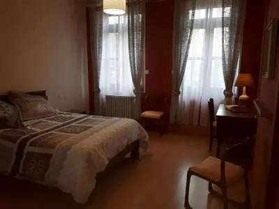 Un ou plusieurs lits dans un hébergement de l'établissement Chambre du Nouvion
