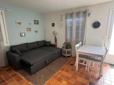 Coin salon dans l'établissement Le Poule House